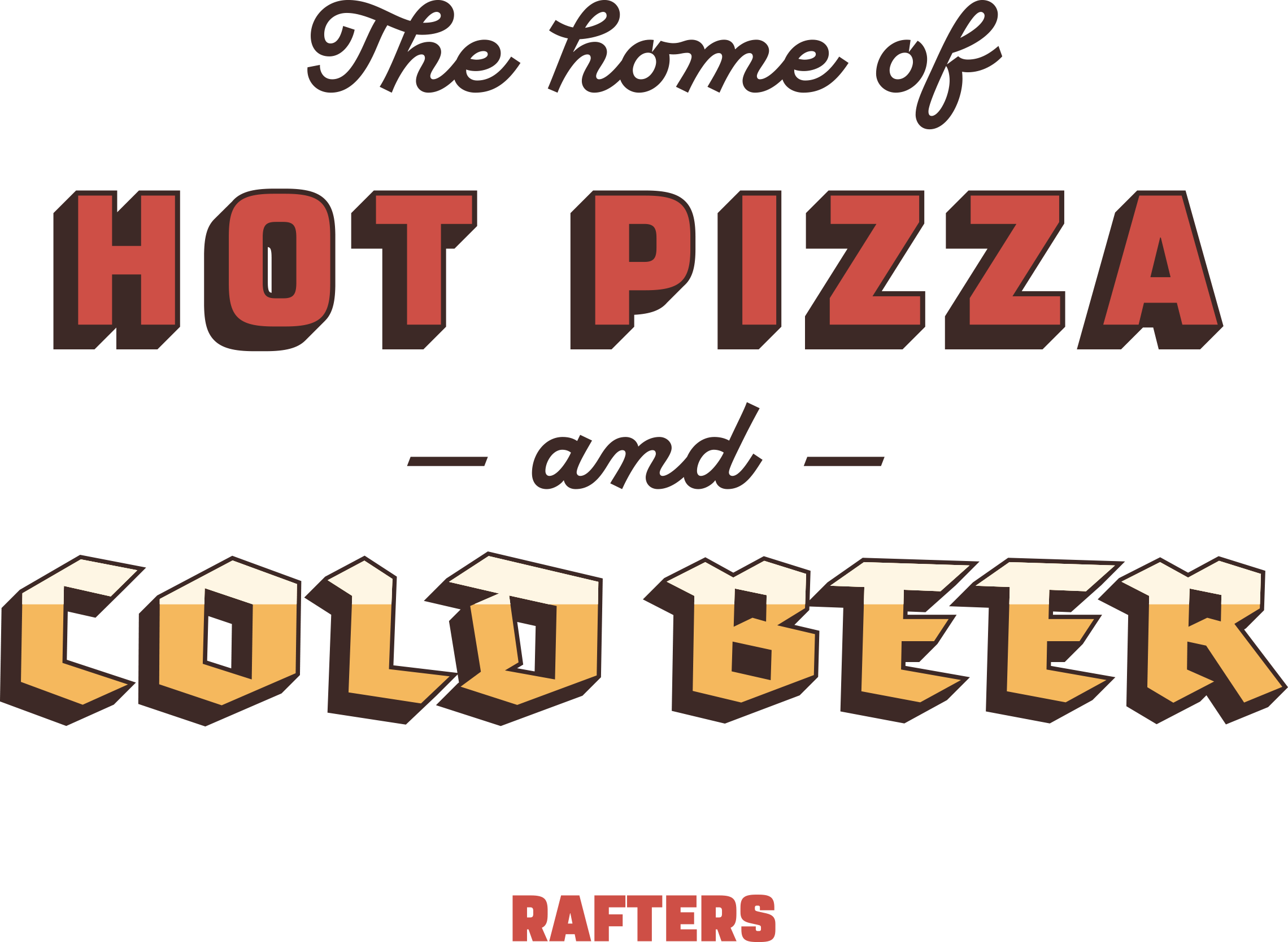 Rafters Draft & Dough - Branding