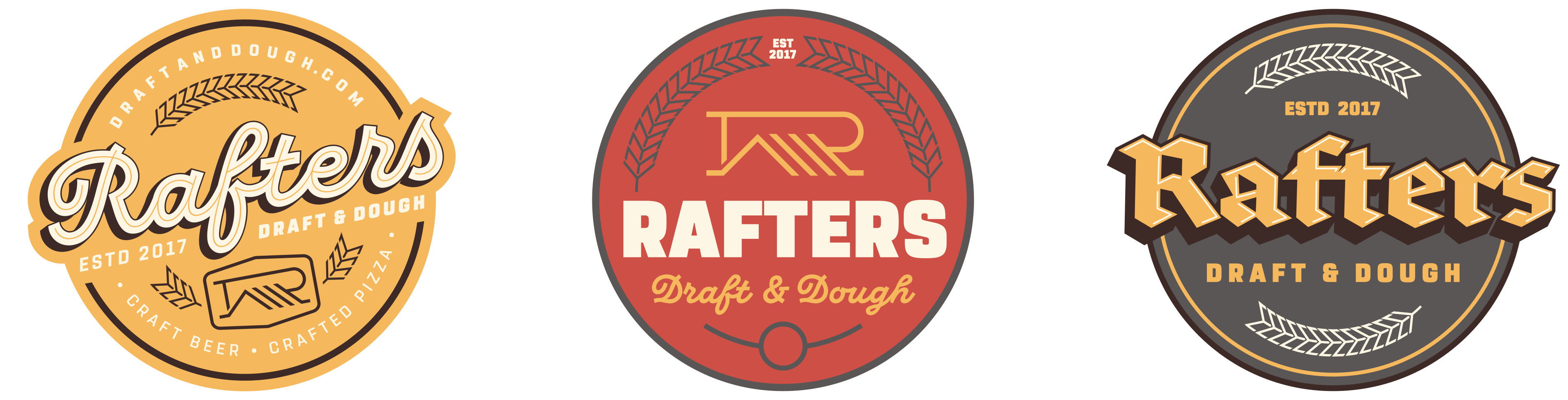 Rafters Draft & Dough - Branding