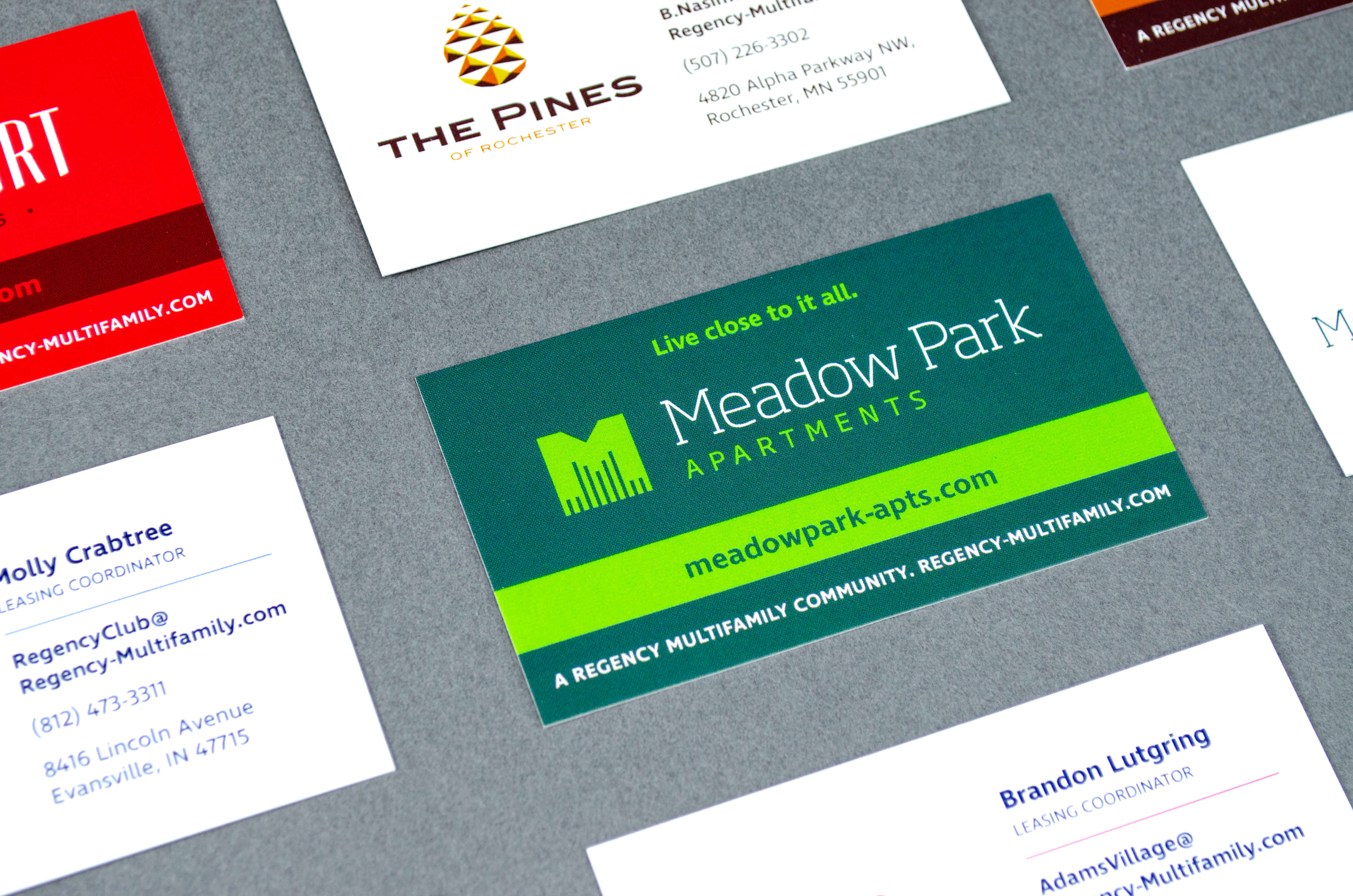 Regency - Meadow Park Apartments - Branding