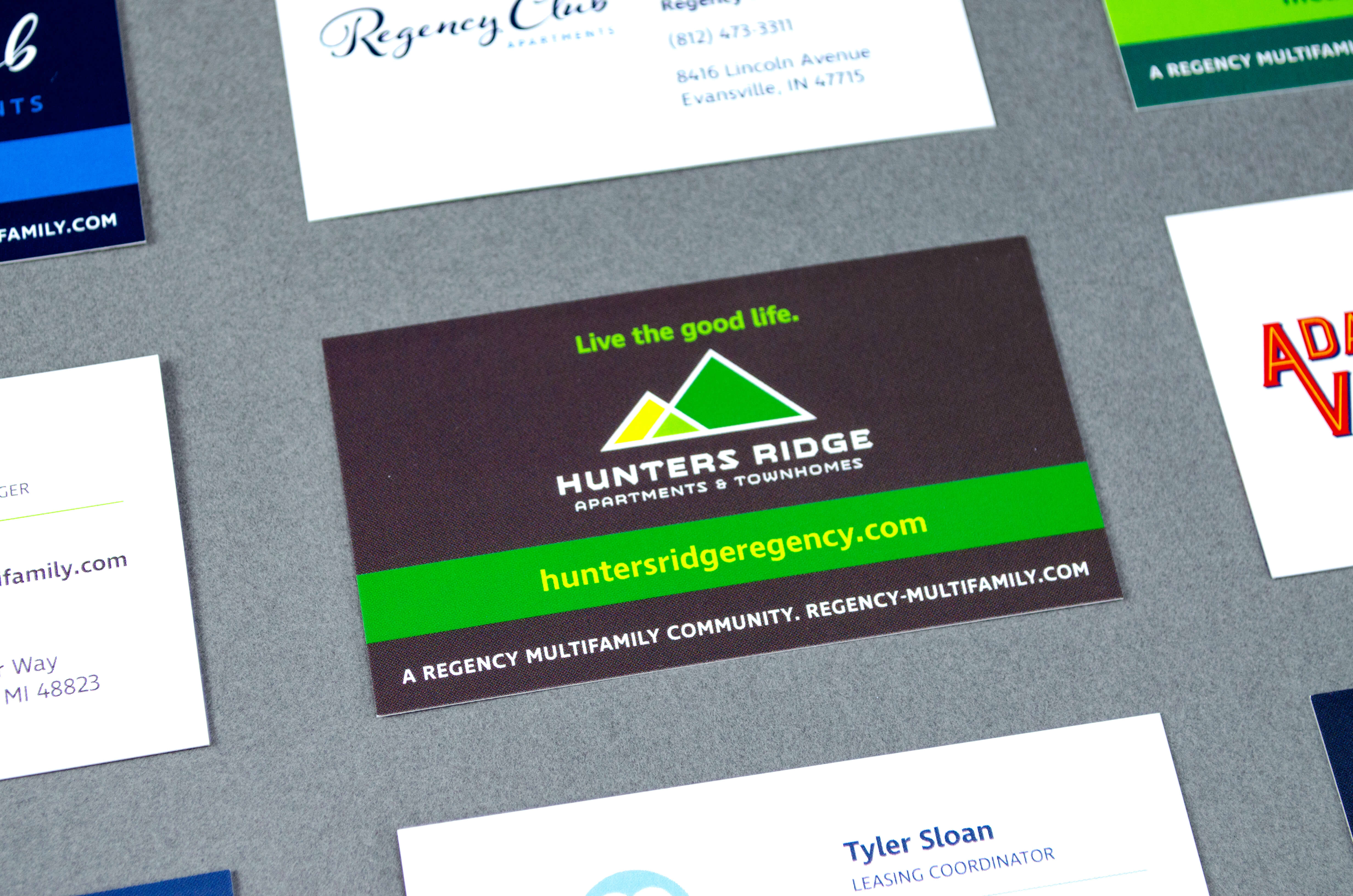Regency - Hunters Ridge Apartments - Branding