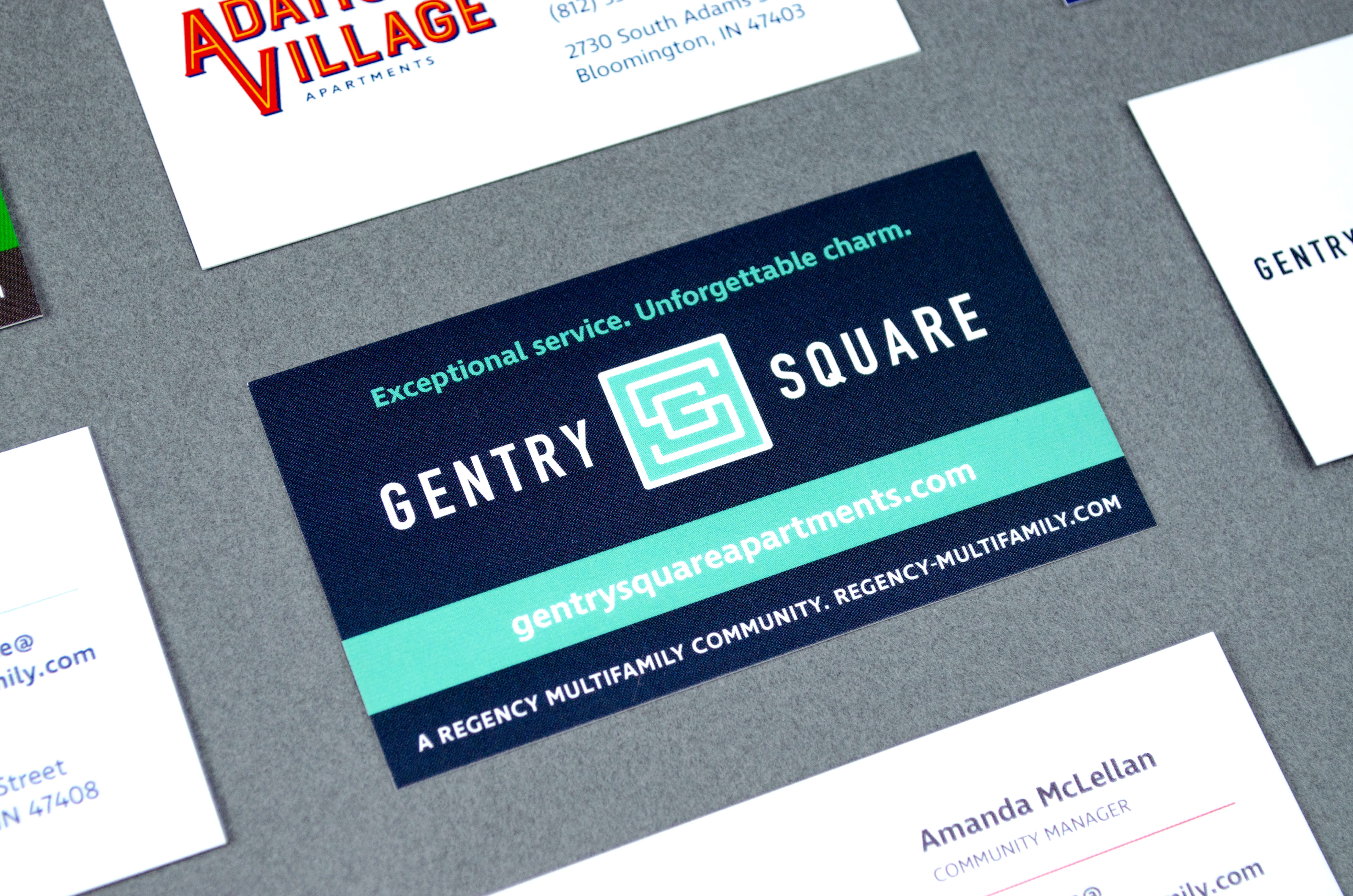 Regency - Gentry Square Apartments - Branding