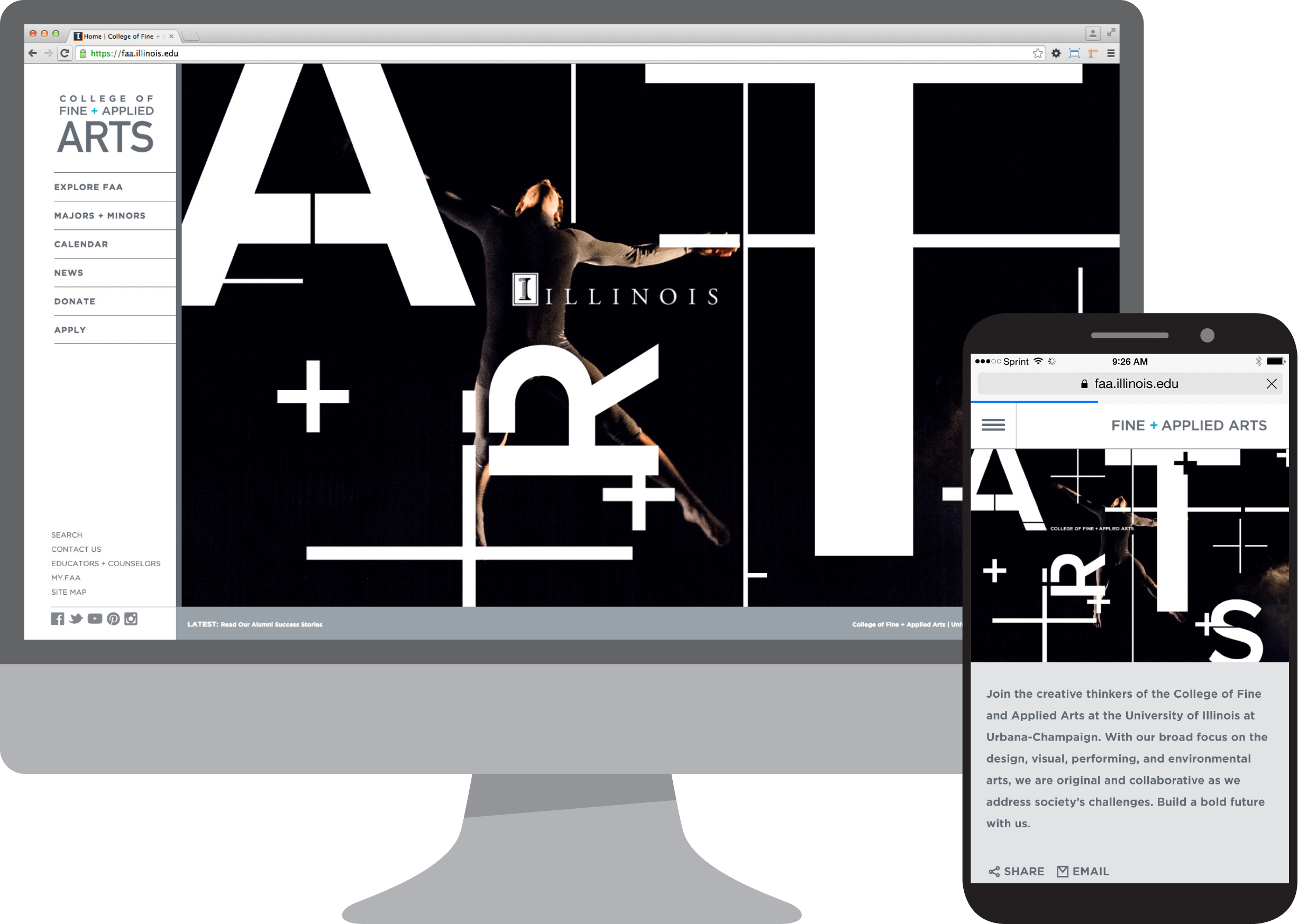 University of Illinois College of Fine and Applied Arts - Website