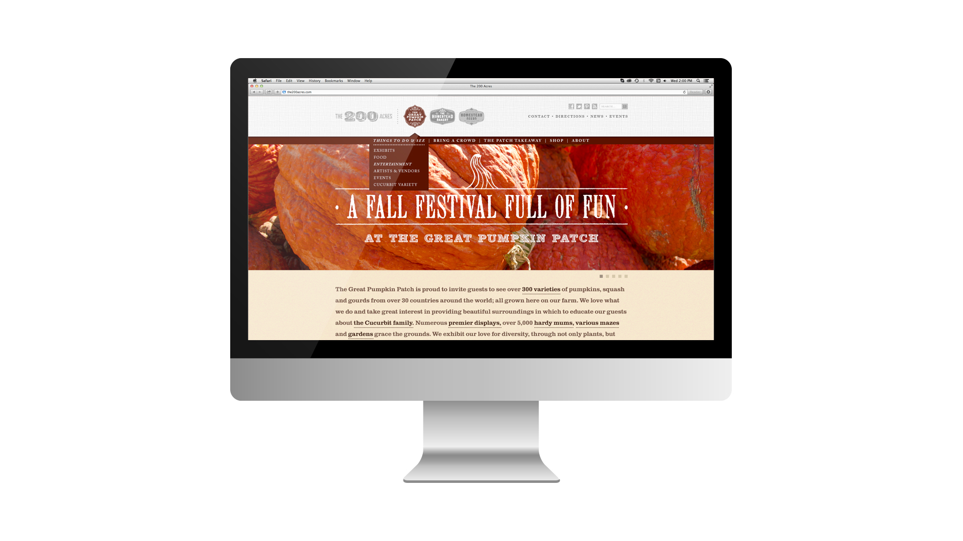 The Great Pumpkin Patch - Arthur, Illinois - Website