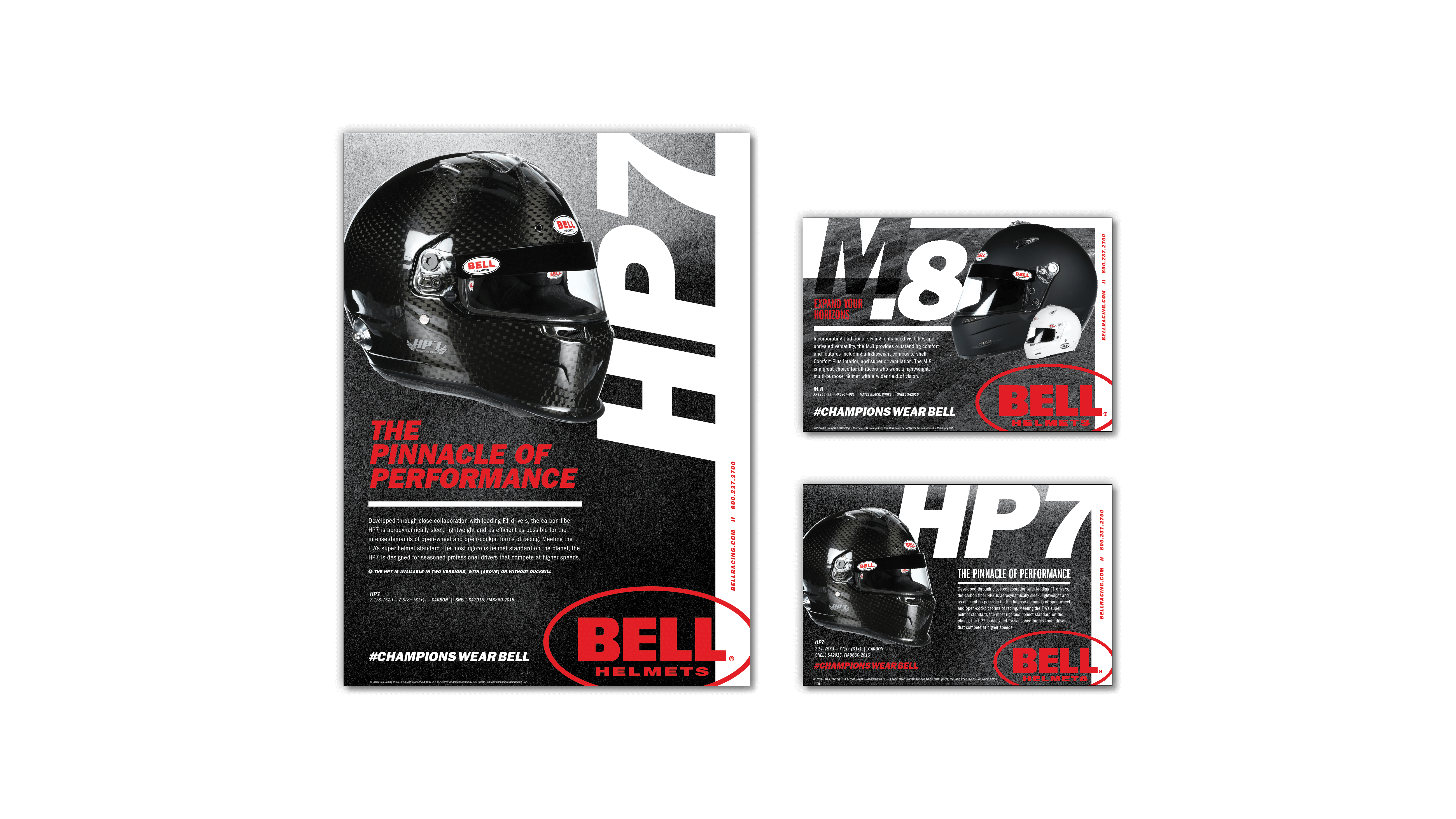 Bell Racing - Trade Publication Ads