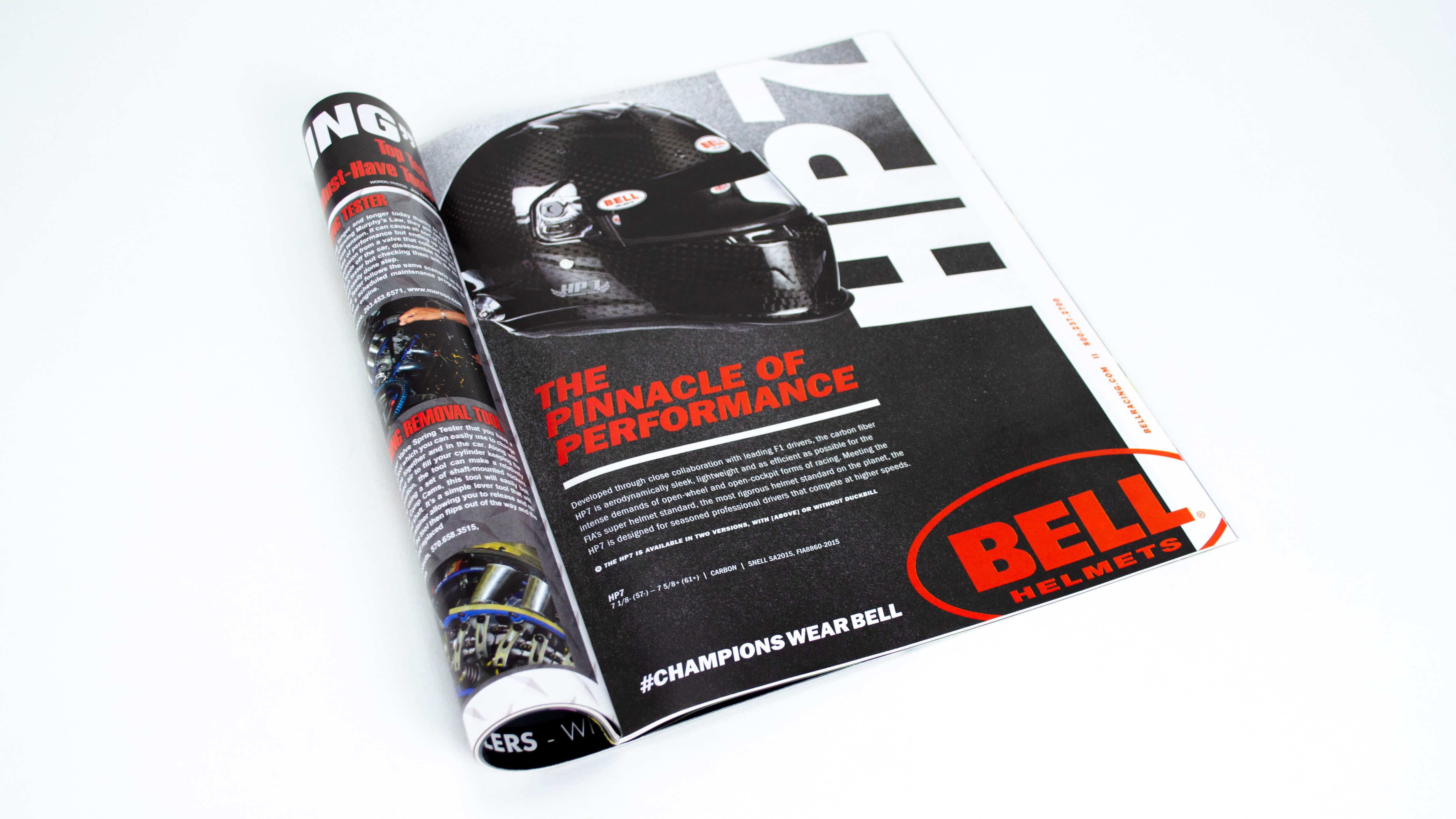 Bell Racing - Trade Publication Ads