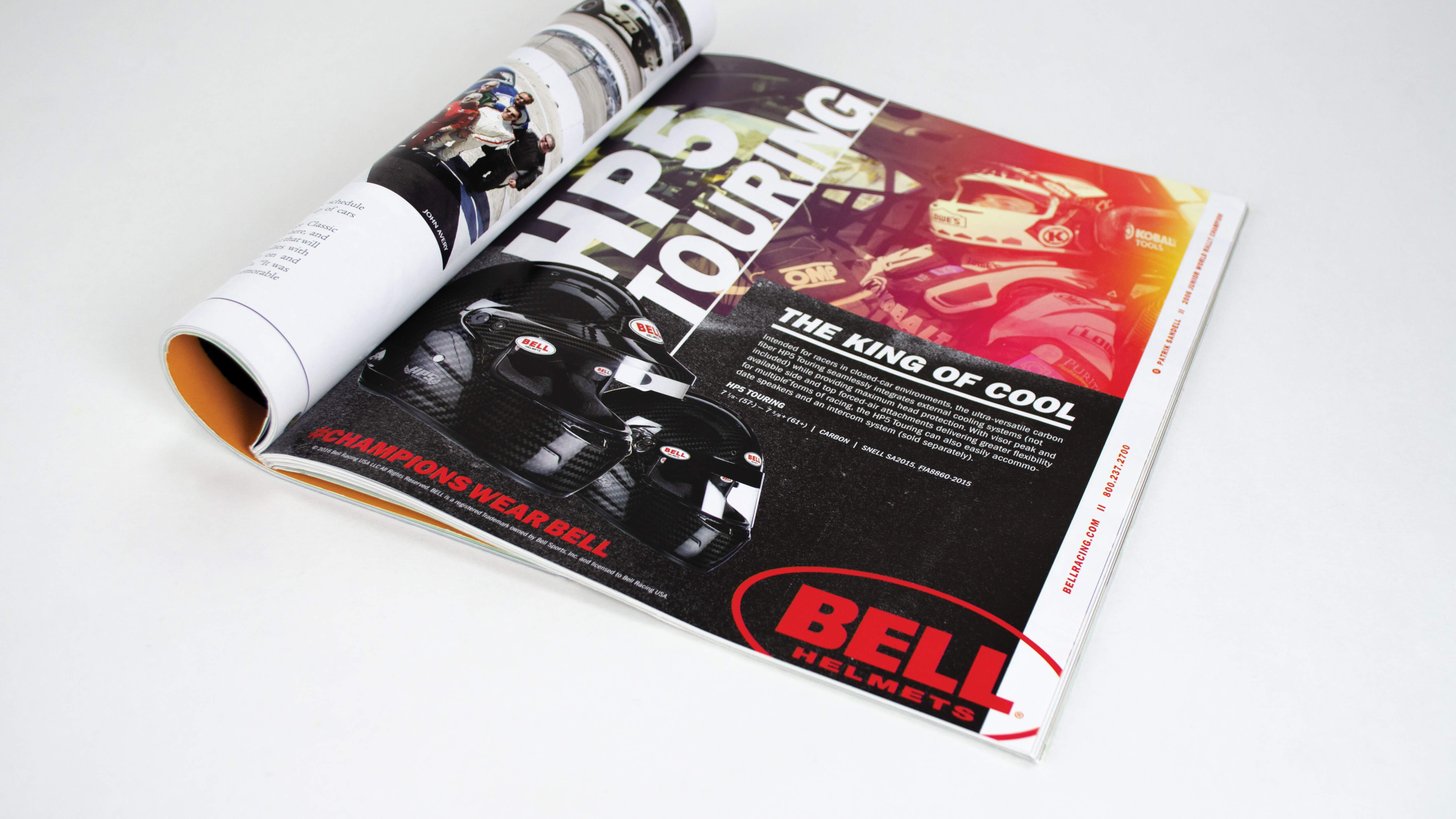 Bell Racing - Trade Publication Ads