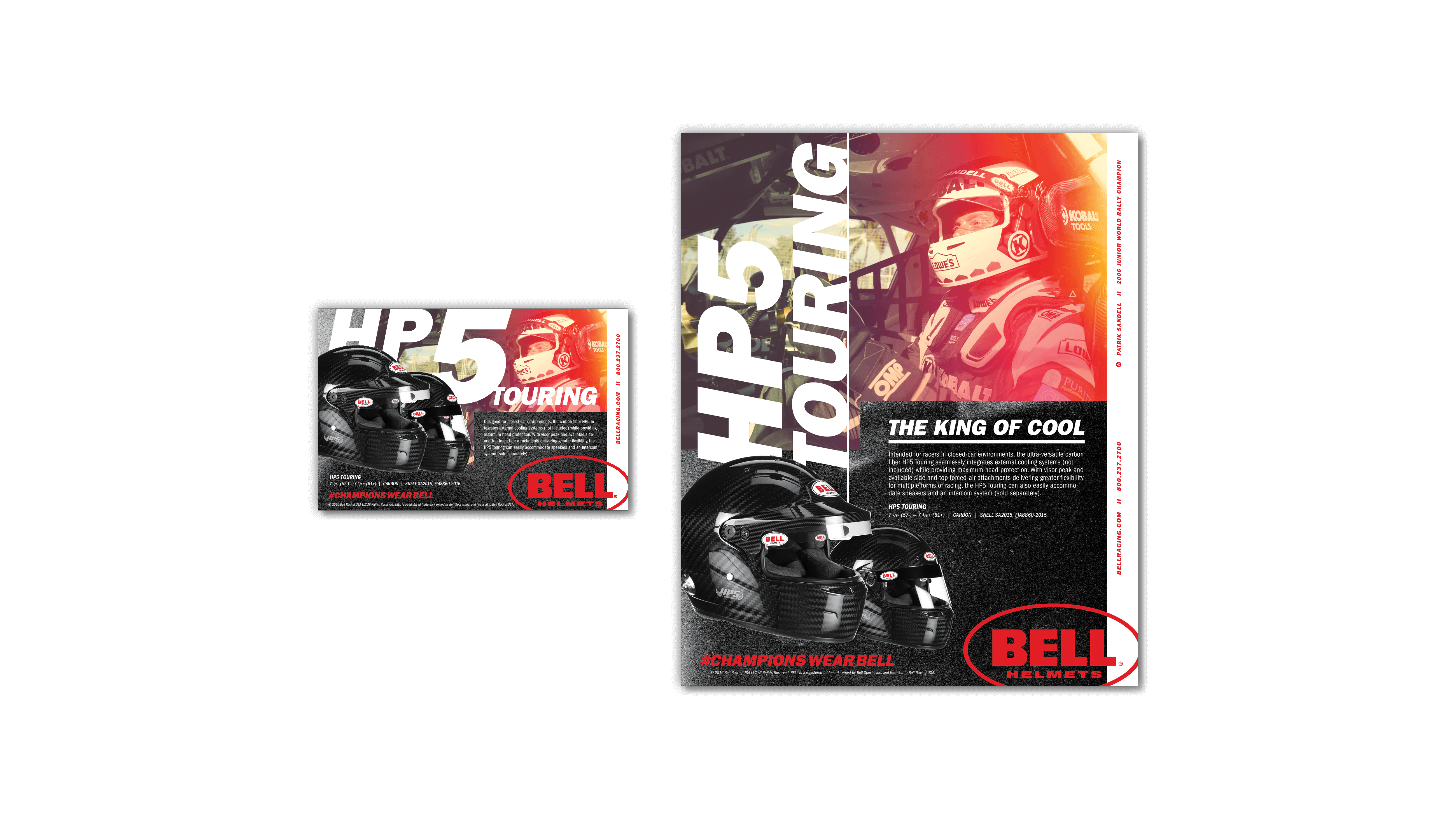 Bell Racing - Trade Publication Ads