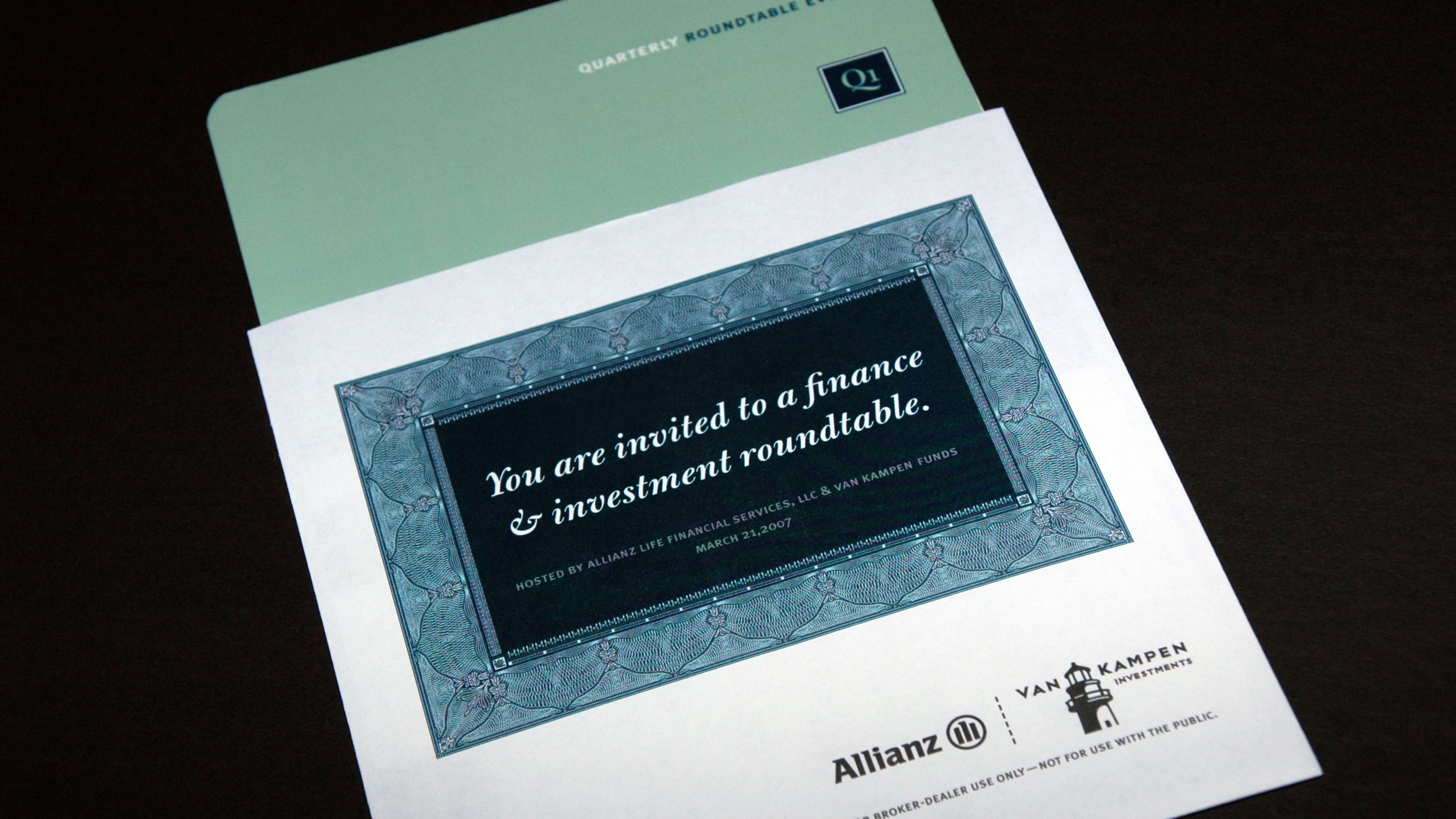 Allianz | Quarterly Round Table Invitation