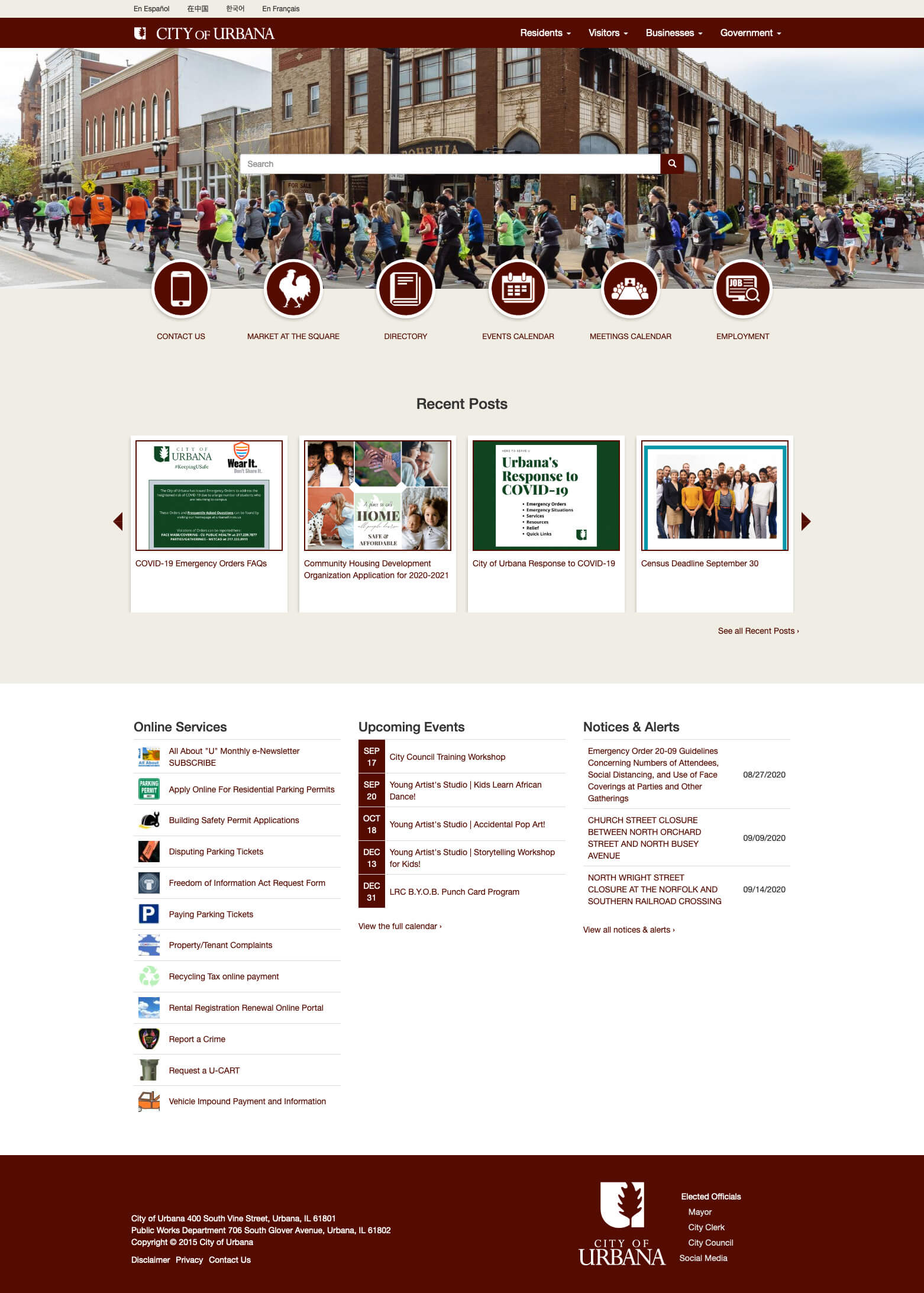 City of Urbana, Illinois - Website