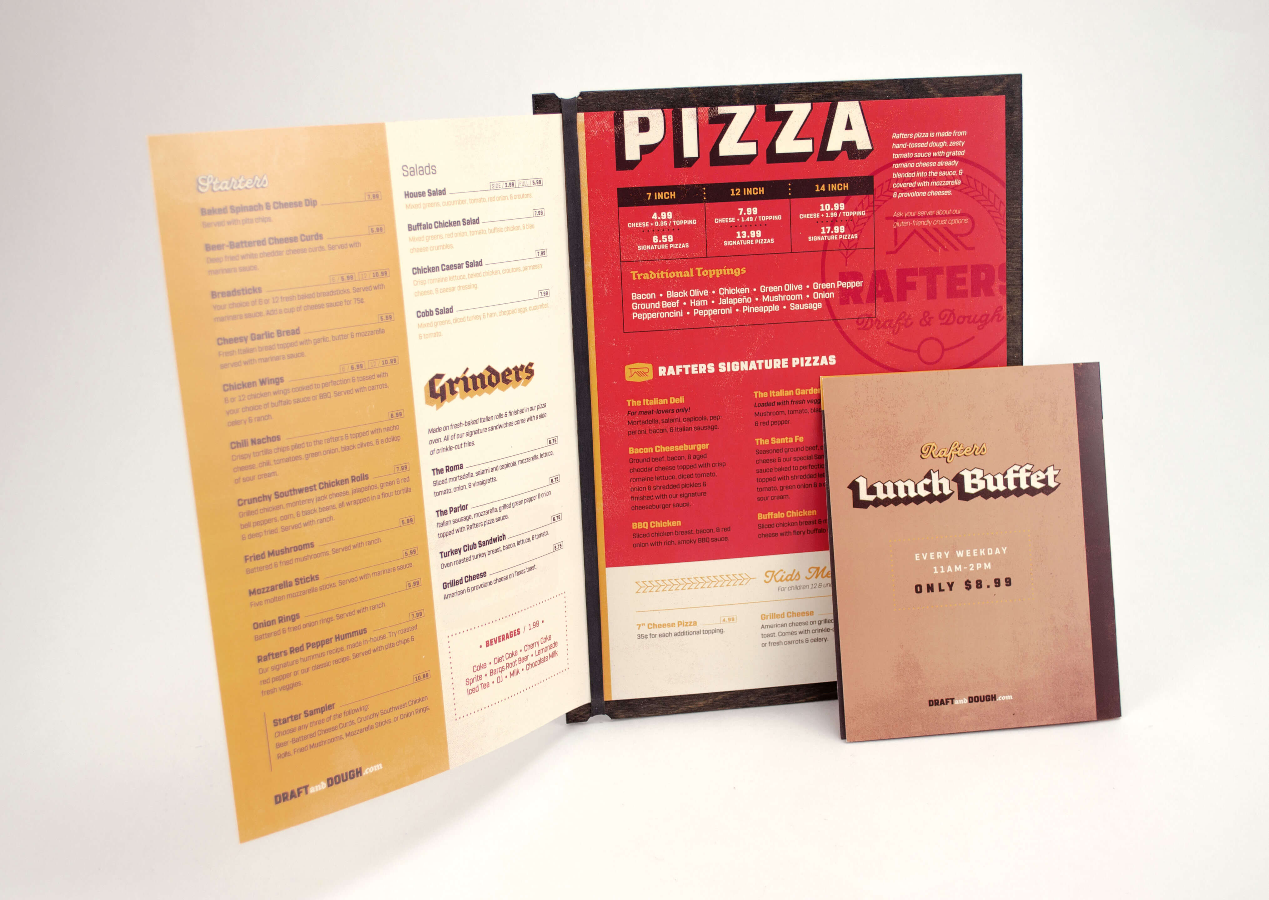 Rafters Draft & Dough - Branding