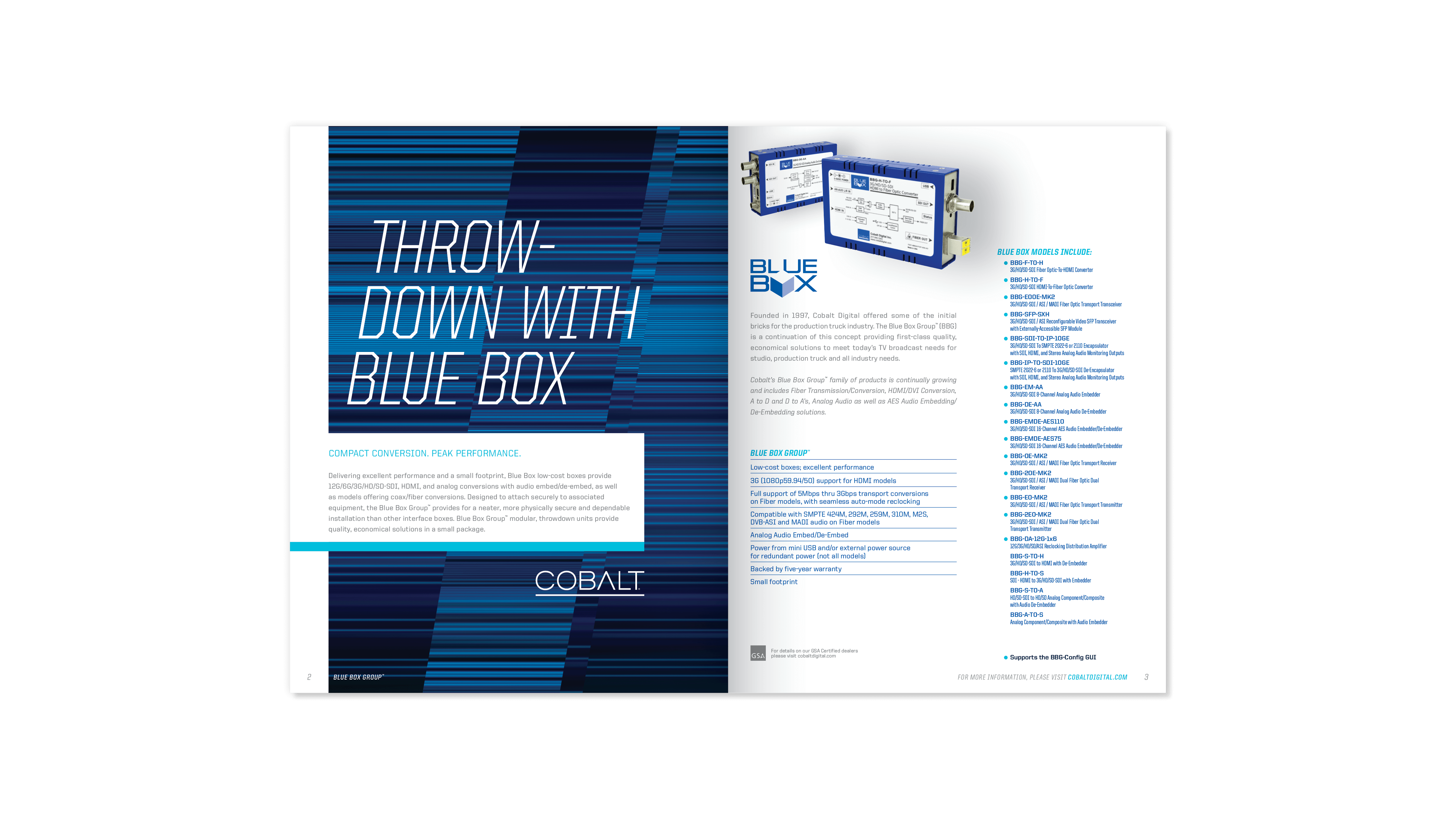 Cobalt Digital | 2020-2021 Blue Box Brochure