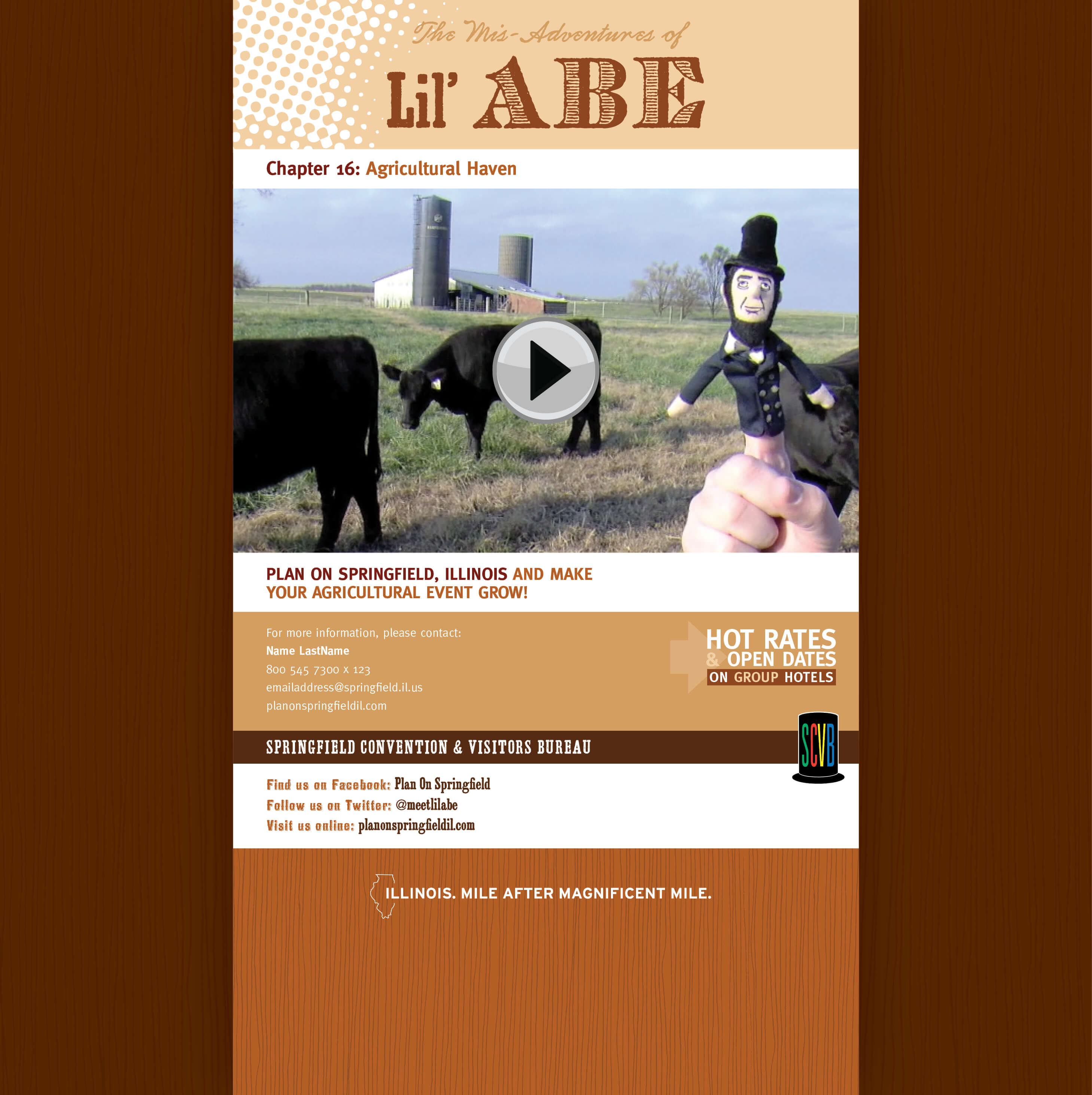 Springfield Convention & Visitors Bureau | Lil' Abe Marketing Campaign