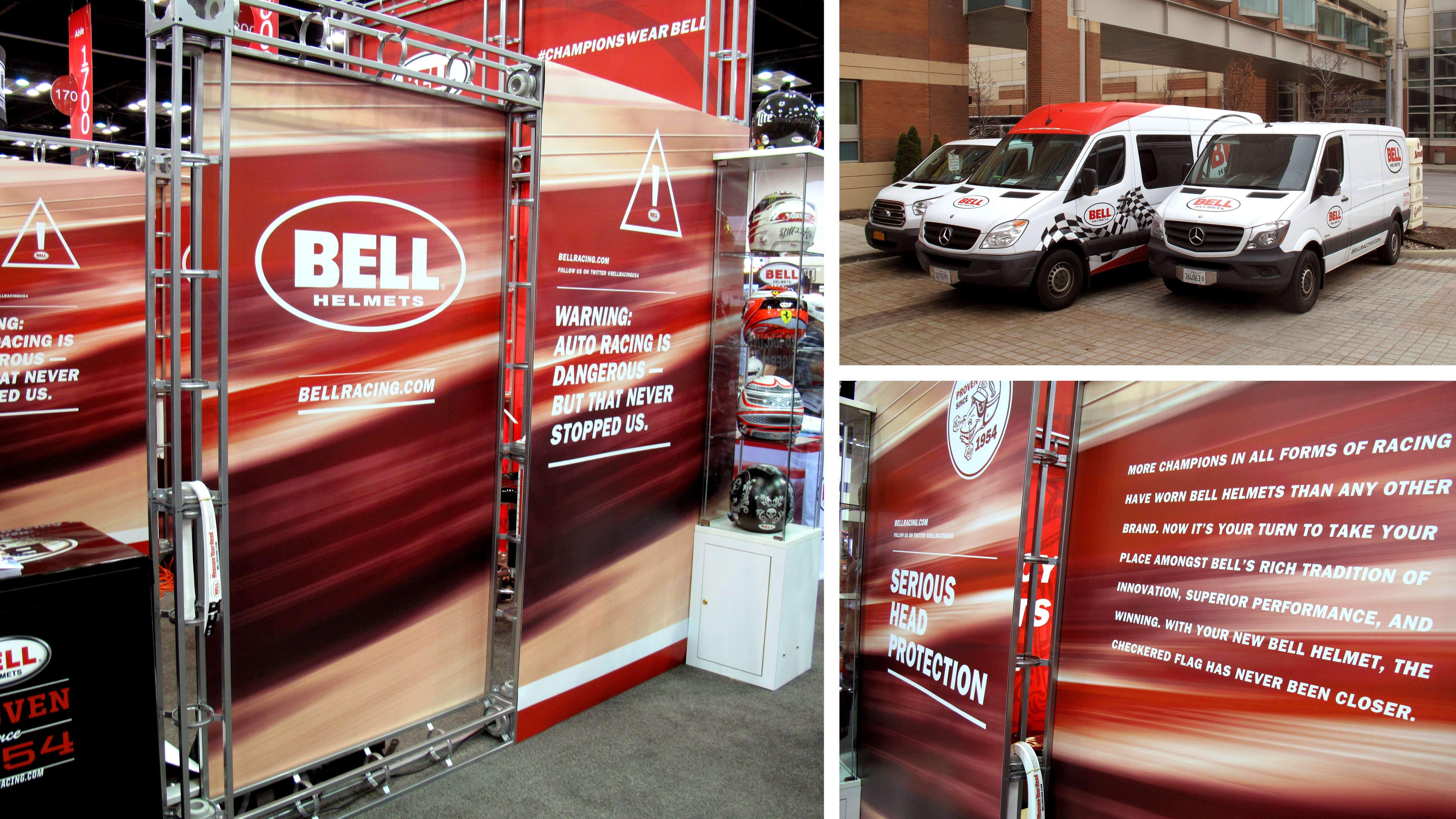 Bell Racing USA - Trade Show Graphics