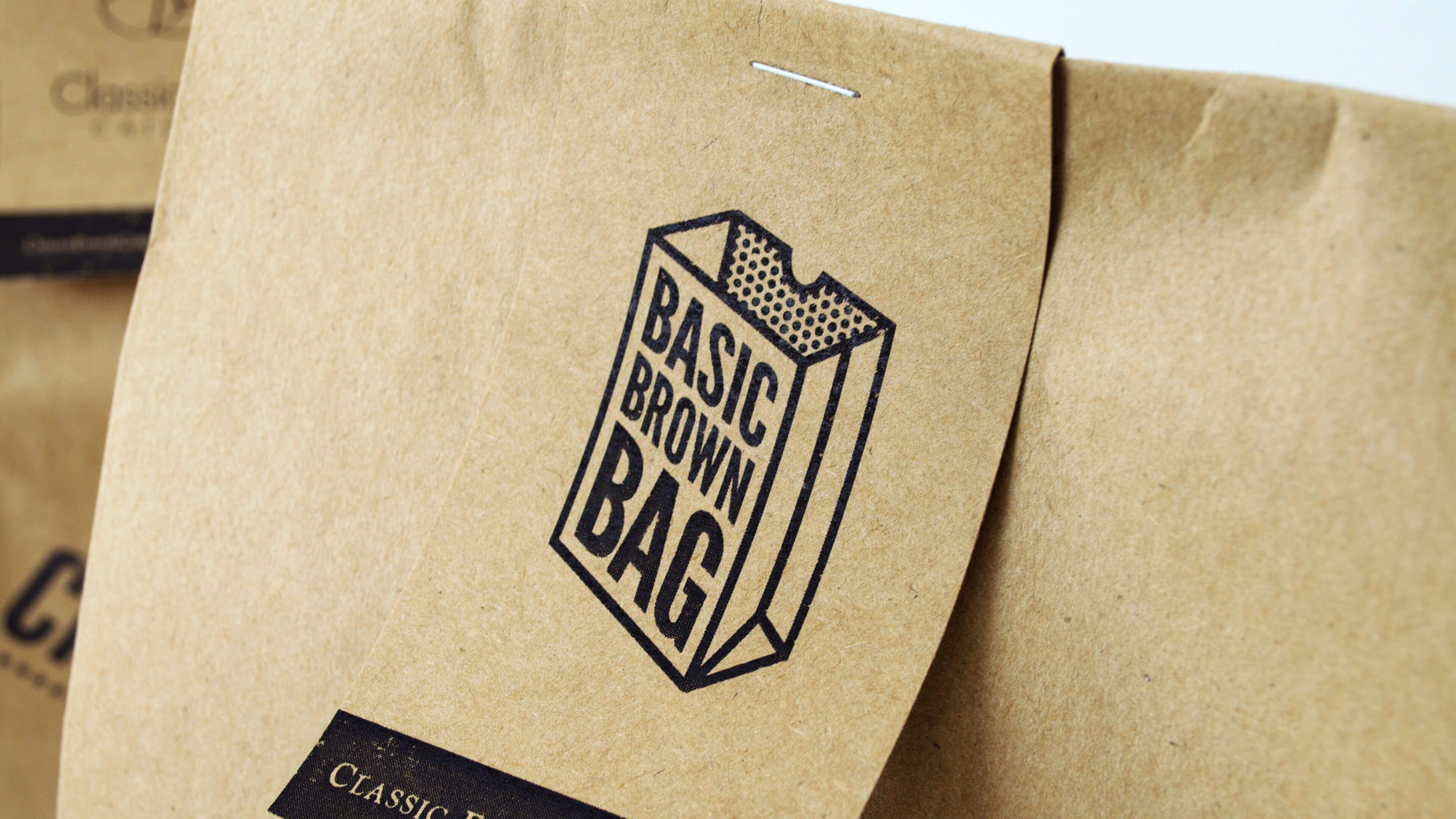 Classic Events Catering - Basic Brown Bag Logo