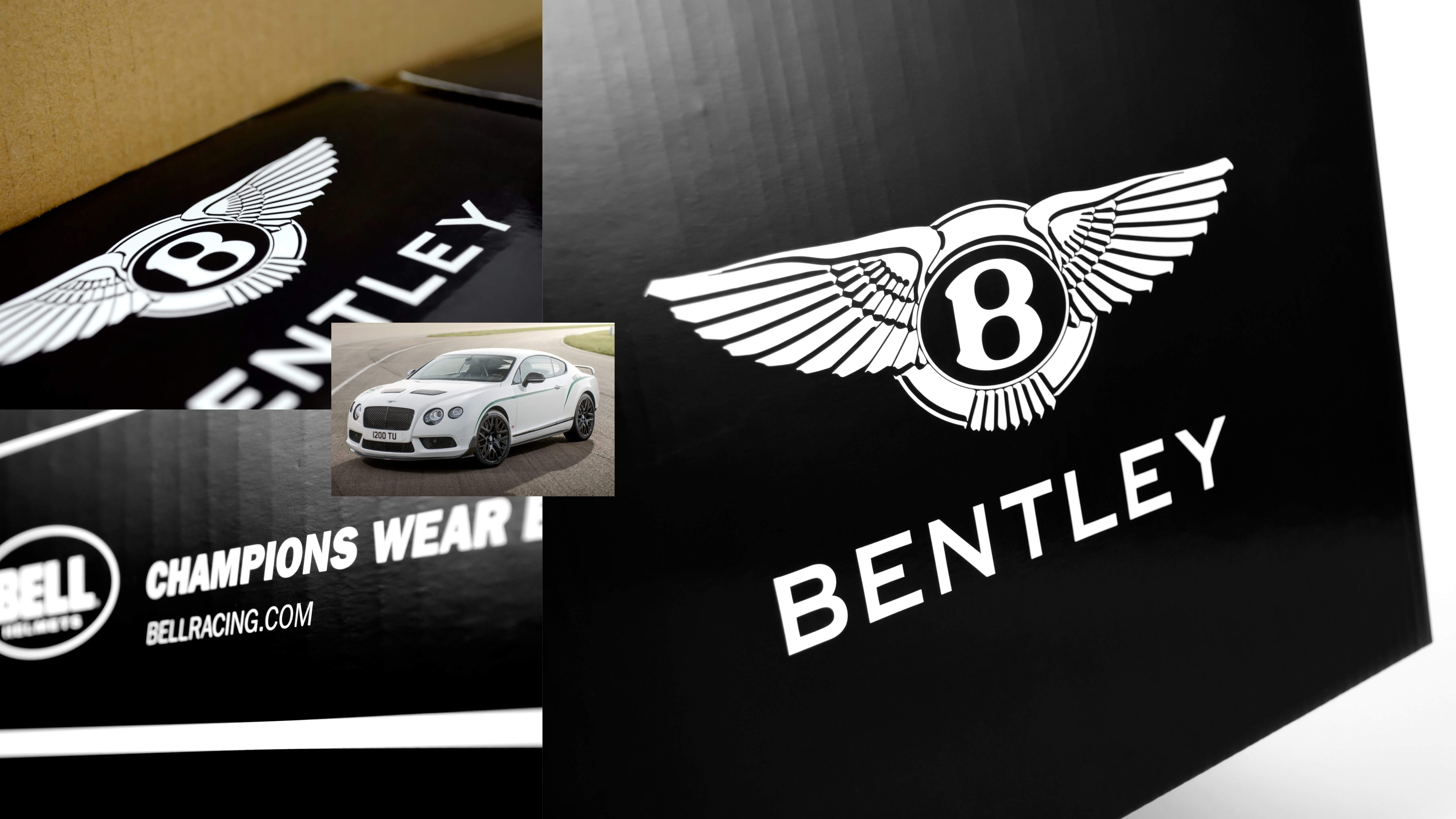 Bell Racing USA | Bentley Helmet Box | Graphic Design