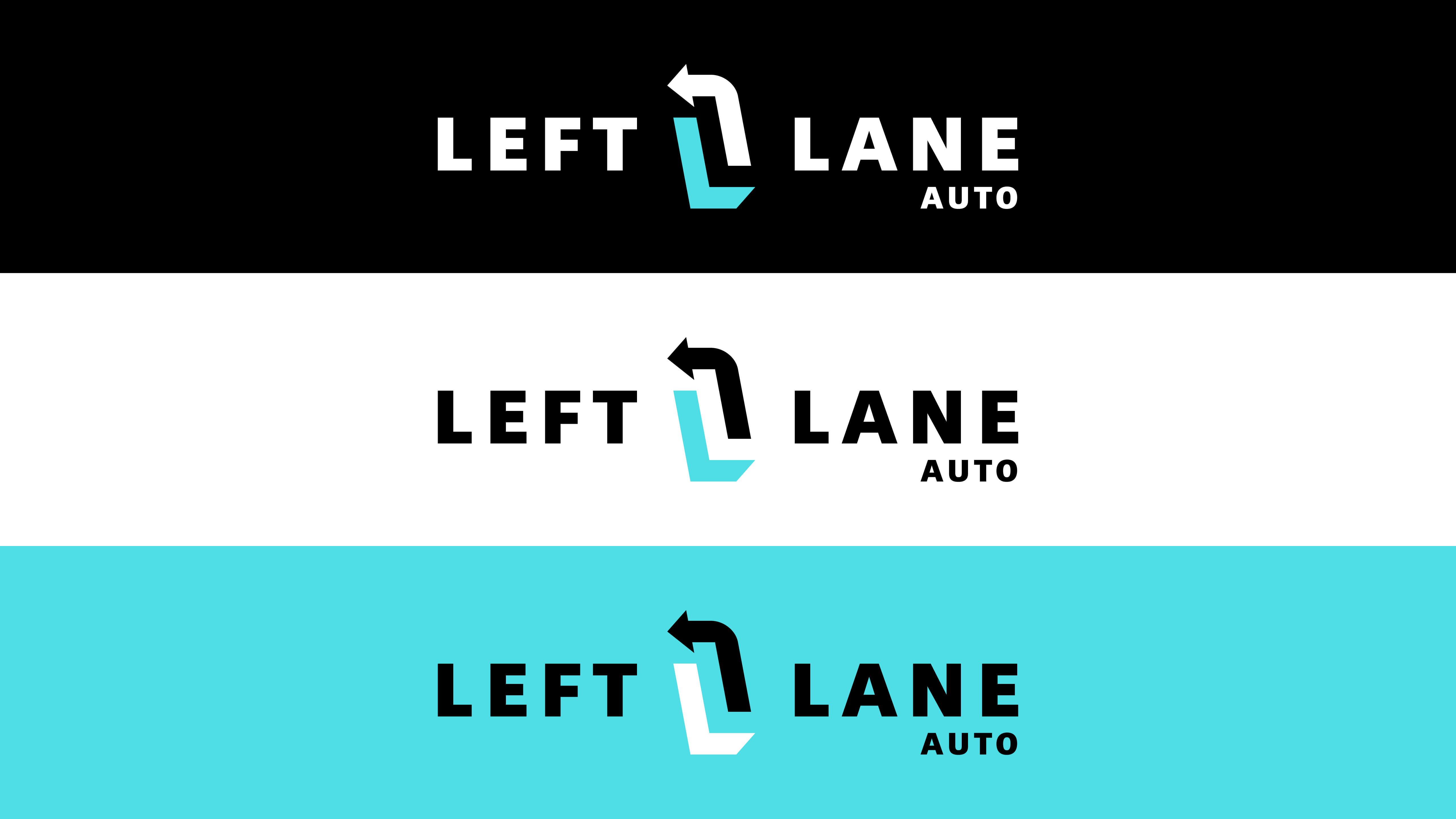 Left Lane Auto - Logo and Branding